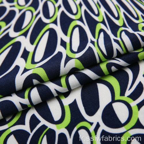 Impression numérique de tissu de textile de jersey de rayures de zèbre